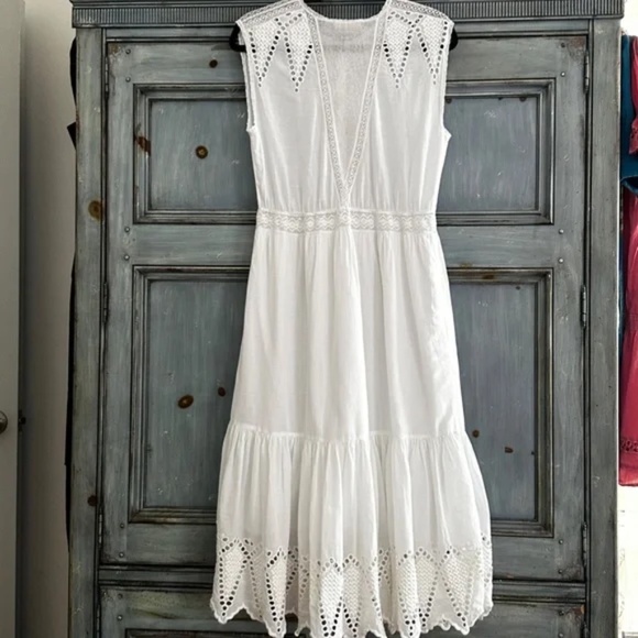 Ulla Johnson Coralie Eyelet White Dress size 2 - Picture 16 of 16